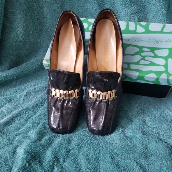 Vintage Lizard leather heels - Picture 1 of 4